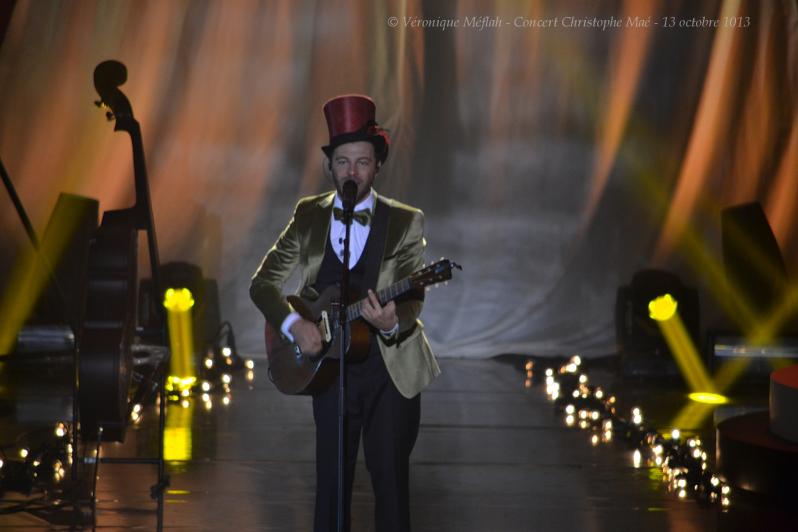 Christophe Maé en concert au Palais des Sports, Porte de Versailles - 13 octobre 2013