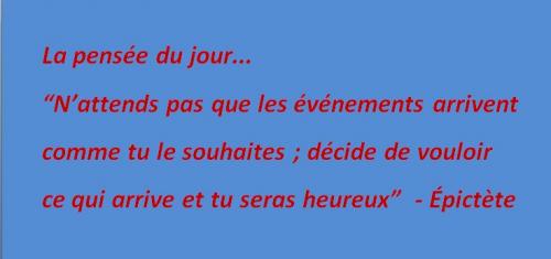 pour être heureux...