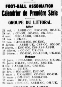 1ére Série Groupe Centre 1928-1929