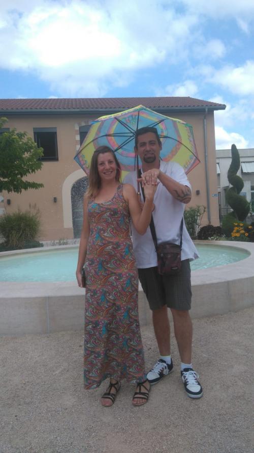 Le mariage des parapluies... 