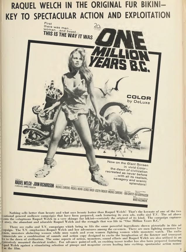 ONE MILLION YEAR B.C.BOX OFFICE USA 1967