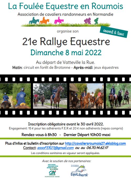 21ème Rallye Equestre de la Foulée Equestre en Roumois - le  8 mai 2022