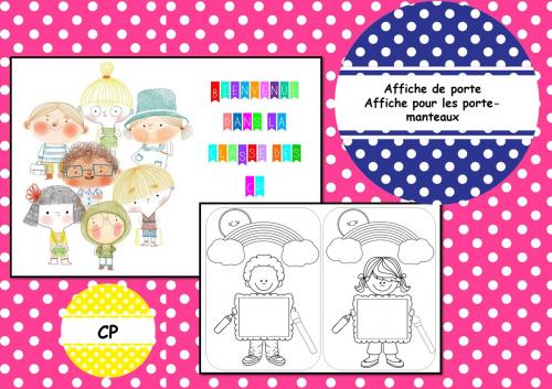 AFFICHES PORTE ET PORTE MANTEAU