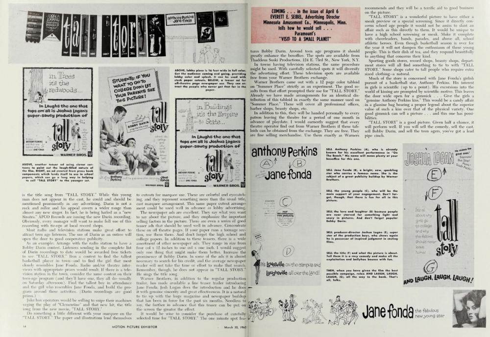 BOX OFFICE USA DU 20 AVRIL 1960 AU 26 AVRIL 1960