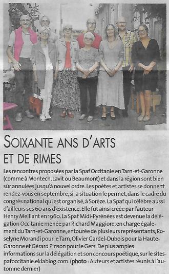 60 ans d'arts et de rimes