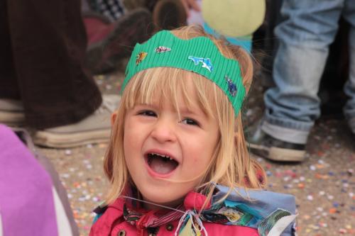 Zoé à la fête de l'eau