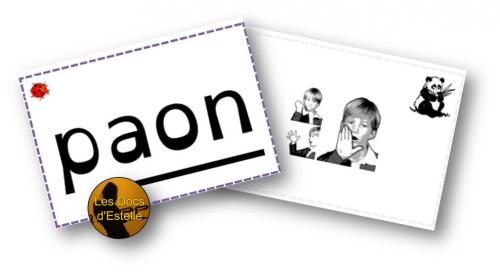 Flashcards de syllabes avec gestes Borel Maisonny