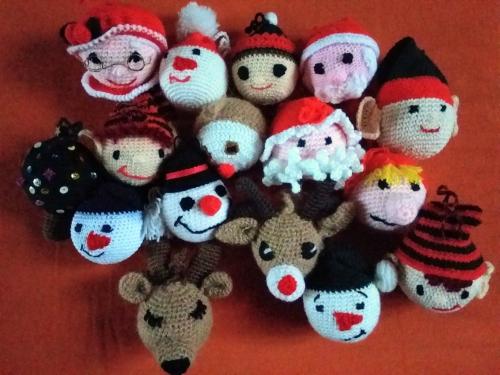 Les décos de Noël de Josiane, Marie Pierre et Marlyse
