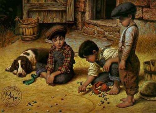 Jeux d'enfants d'avant