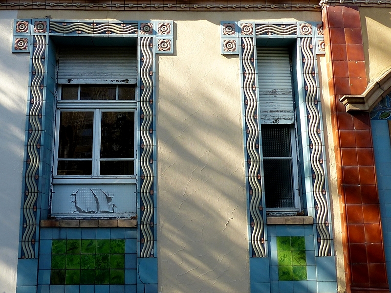 L'immeuble Villeroy & Boch rue Charles Pêtre à Metz...