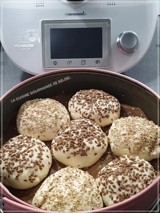 PAIN MARGUERITE AU SÉSAME COMPLET ET LIN AU THERMOMIX