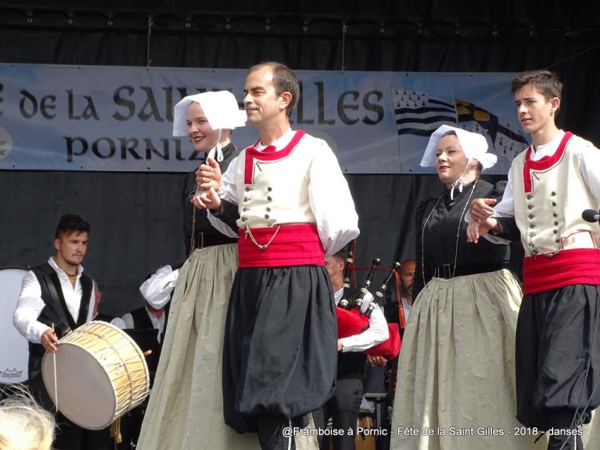 Pornic, Fête de la Saint Gilles 2018 - Danses