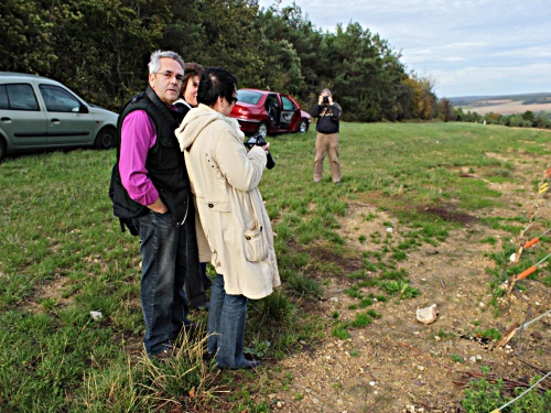 Le club-photo dans les vignes...