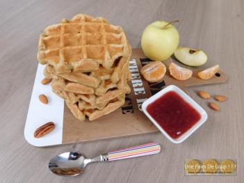 Gaufres vegan aux pommes râpées