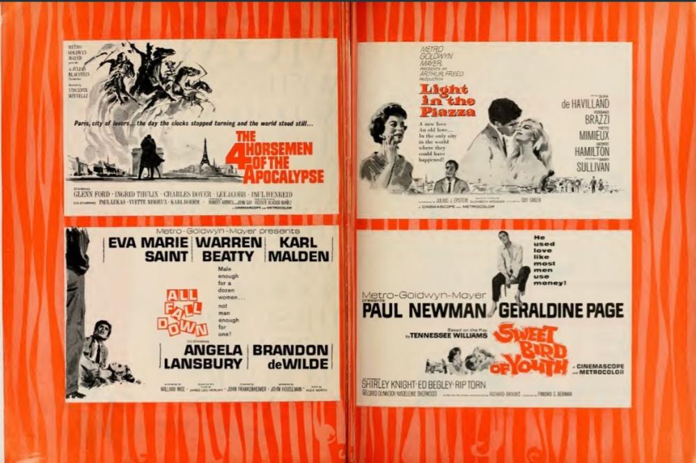 BOX OFFICE USA DU 28 MARS 1962 AU 3 AVRIL 1962