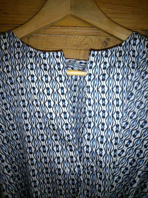 tunique géométrique - tout simple - modèle Burda 