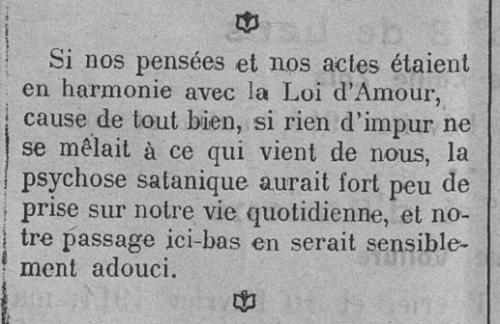 Si nos pensées et nos actes (Le Fraterniste, 30 janvier 1914)
