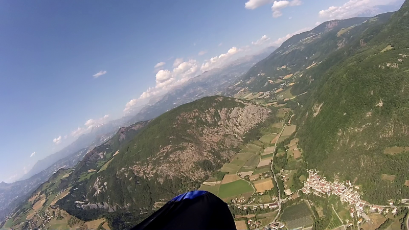 La course avec le vent