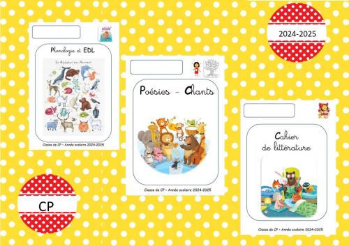 MES PAGES DE GARDE 2024-2025