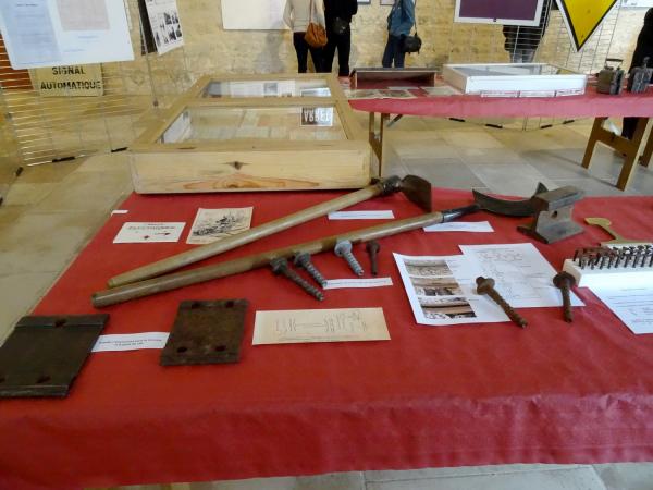 Une très belle exposition sur les 150 ans de la voie ferrée de Ravières à Châtillon sur Seine, à eu lieu Jully, dans l'Yonne