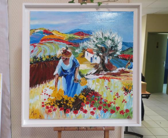 Au Salon d'Automne de Chamesson en 2024, 35 peintres ont présenté 165 tableaux, tous plus beaux les uns que les autres !