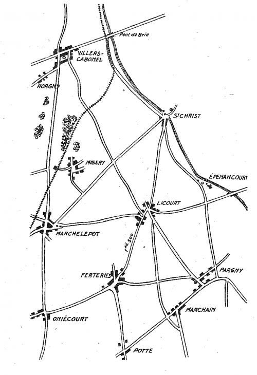 L'attaque de Villers-Carbonnel et de Pont-les-Bries ( 2° Bataillon du 41° RI )