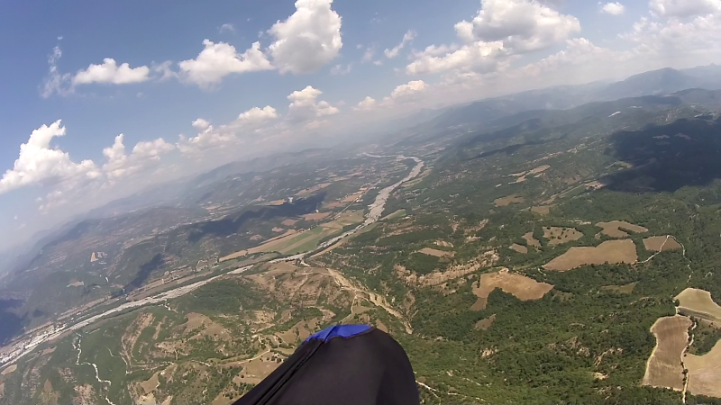 La course avec le vent