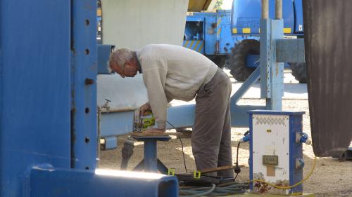 Le meuble de l'Océanis 393 est fini !