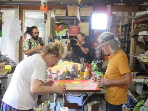 Tournage de France 3 - suite