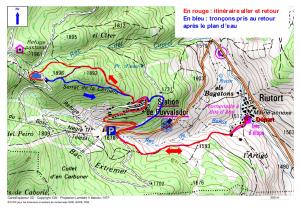 Le Sentier Forestier des Rhododendrons (1.890m) depuis Rieutort (1.517 m)