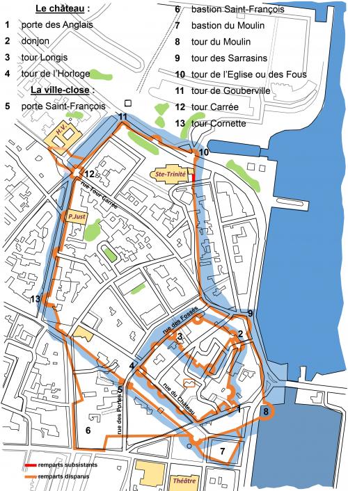 LES REMPARTS DE CHERBOURG (Manche)