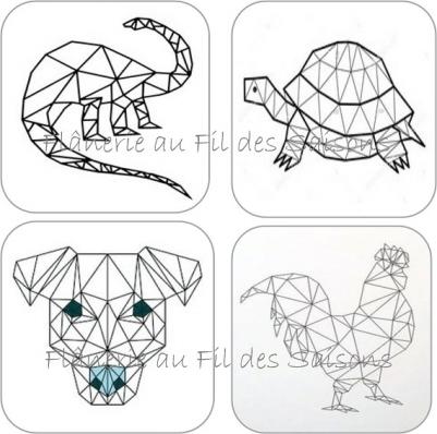 Cartonnettes Animaux à colorier !