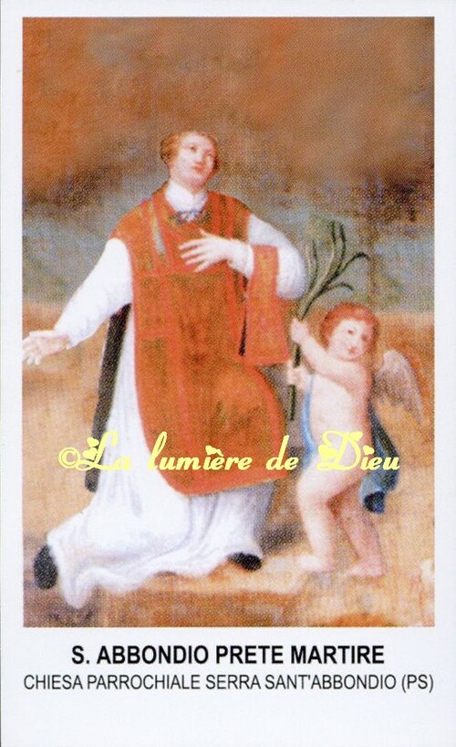 Saint Abondius de Côme († 461)