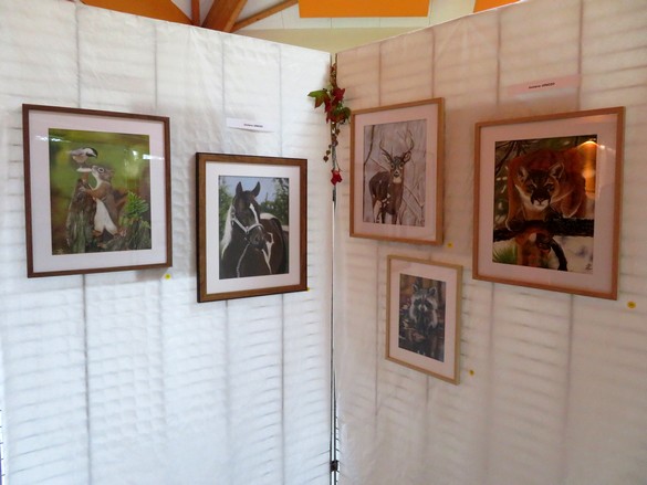 Au Salon d'Automne de Chamesson en 2024, 35 peintres ont présenté 165 tableaux, tous plus beaux les uns que les autres !