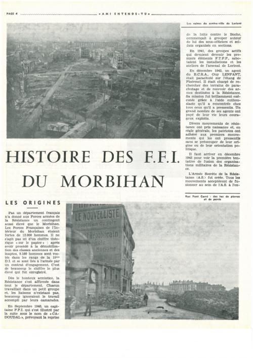 Histoire des FFI dans le Morbihan