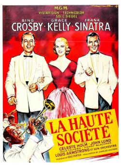 LA HAUTE SOCIETE BOX OFFICE FRANCE 1957 AFFICHE DE ROGER SOUBIE 