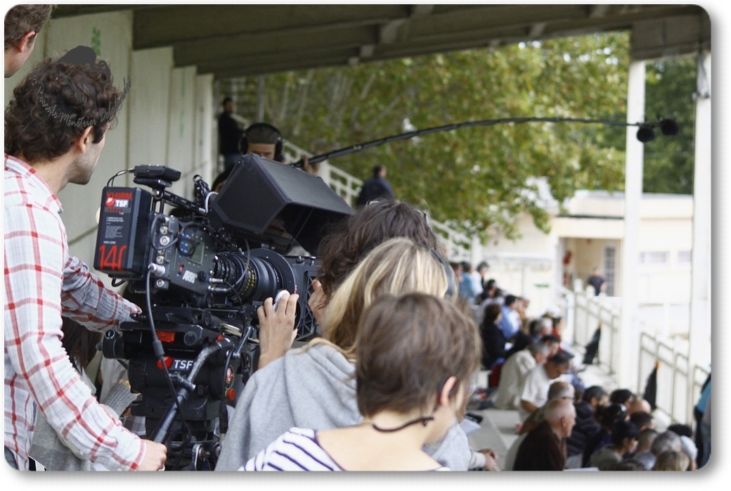 Tournage du film (ou télé-film) "Suzanne" à l'Hippodrome des Courbiers de NÎmes...
