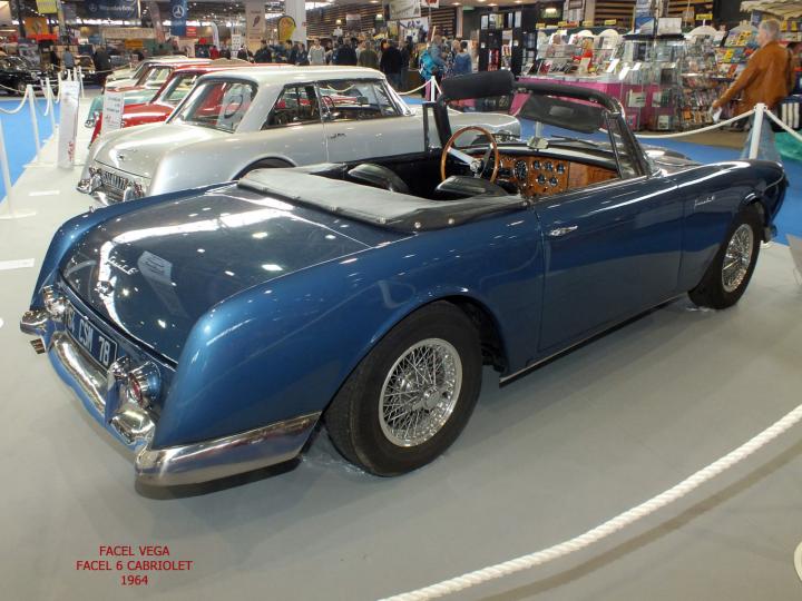 FACEL VEGA : LES MODELES 4 ET 6 CYLINDRES