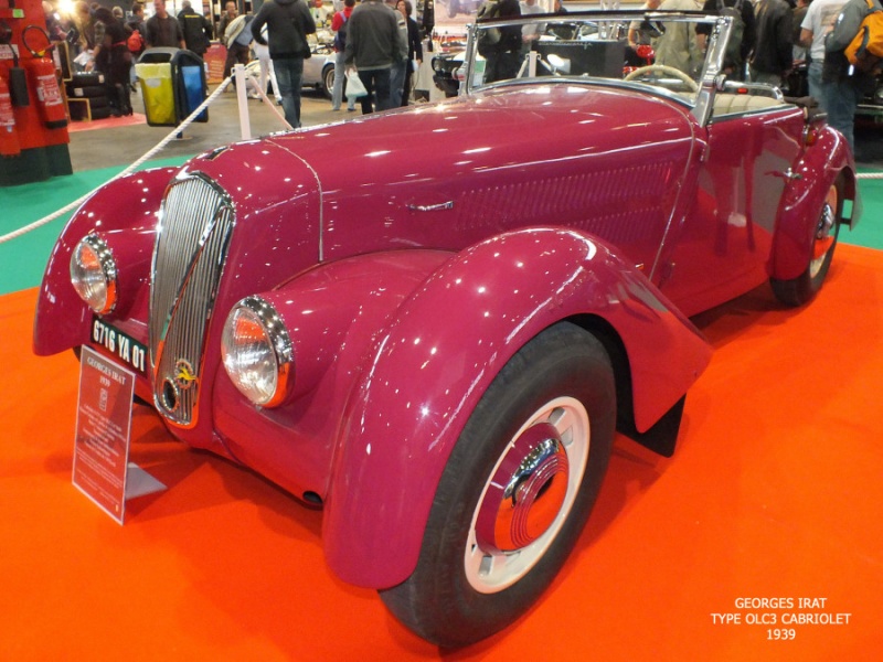 LES ROADSTER ET CABRIOLETS GEORGES IRAT