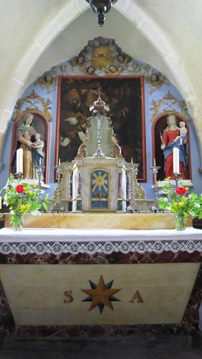 Le tableau de Jean Tassel de l'église de Courcelles va être restauré