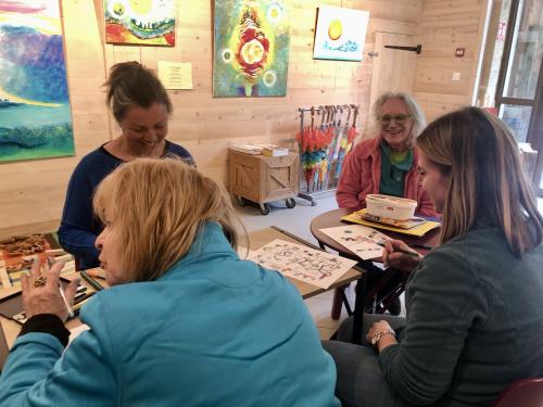 Atelier de coloriage du 25 avril 24