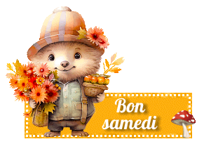 jours de la semaine hérisson automne