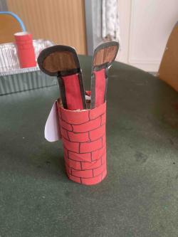 Idée Pinterest : avec des rouleaux de papier WC vides