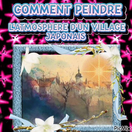 Dessin et peinture - vidéo 4377 : Comment peindre l'atmosphère d'un village japonais (ombre et lumière) ? - aquarelle.