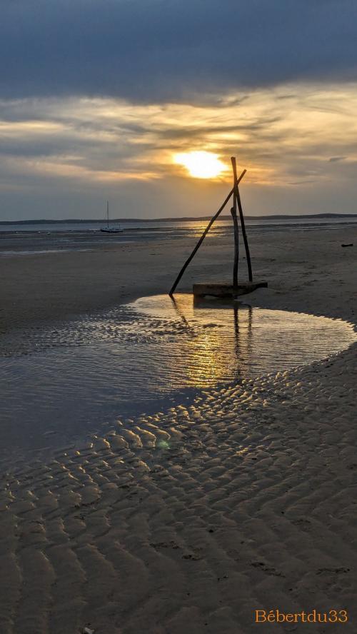 coucher de soleil à ...