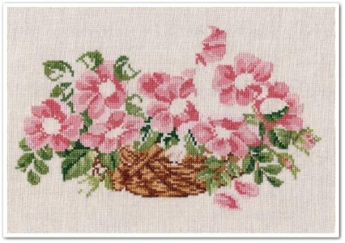 Wild Roses Basket 6