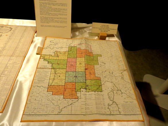 La médiathèque Victorine de Chastenay a présenté une belle exposition sur des documents appartenant au Maréchal Marmont