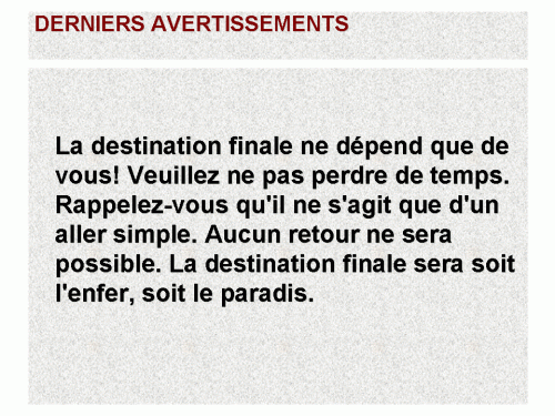 LE VOYAGE DE L'HOMME