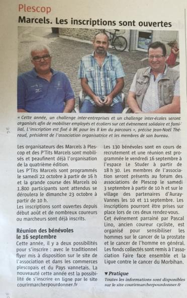 Les "Marcels à Plescop" - Revue de presse 2016 ...