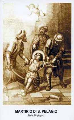 Saint Pélage de Courdoue. Enfant, martyr à Cordoue († 925)
